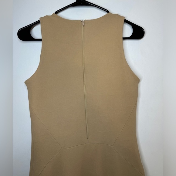 ASOS Nude Beige Sleeveless Shift Cocktail Semi Formal Dress Size 2 - Picture 9 of 12